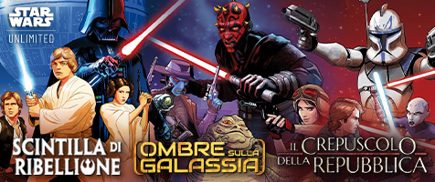 Scopri anche tutte le altre espansioni di Star Wars: Unlimited